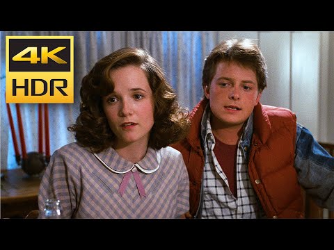 4K HDR • Calvin visits his mom (Back To The Future)
