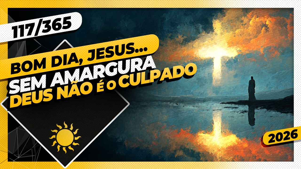 SEM AMARGURA: DEUS NÃO É O CULPADO - Bom dia, Jesus! 117/365 (2026)