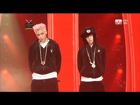 Knock Out 뻑이가요 + High High (eng sub) -  GD&TOP live MNET M COUNTDOWN