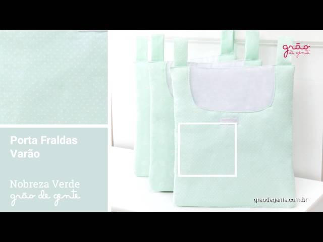 Porta Fraldas Varão Nobreza Verde | Ref: 61155