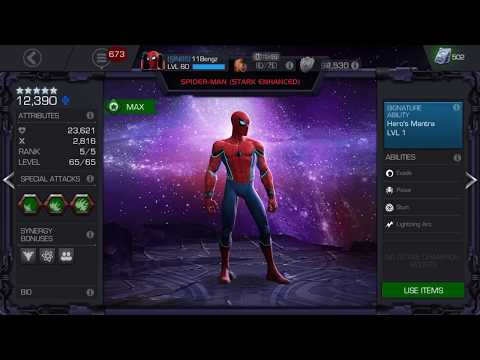 5 Star Spiderman (Stark Enhanced) to Rank 5 and Awakening! - MCOC - Marvel Contest of Champions!