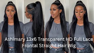 IS IT WORTH IT?! ASHIMARY 13X6 TRANSPARENT HD FULLLACE FRONTAL STRAIGHT HAIR WIG