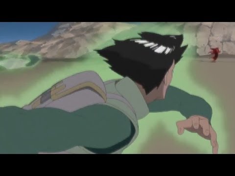 6th Gate Might Guy & Lee vs Kyuubi (4 tails) [60FPS] HD