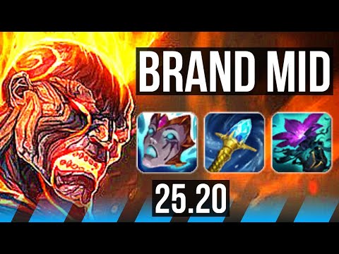 BRAND vs VIKTOR (MID) | 9/2/15, 1300+ games | KR Master | 25.20