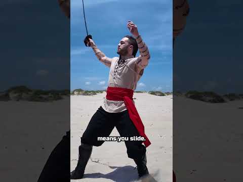 How Hard is Sword Fighting on Sand? #sword #pirate #fantasy