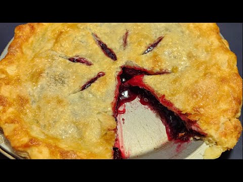 Step-By-Step Homemade Cherry Pie - Using Frozen Cherries