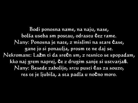 Nekromant ft. Nany - Pusti čas za solzo (lyrics)