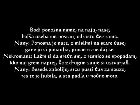 Nekromant ft. Nany - Pusti čas za solzo (lyrics)