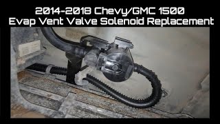 Gas pump clicking off? Try this! 2018 Silverado Evap Vent Valve Solenoid replacment