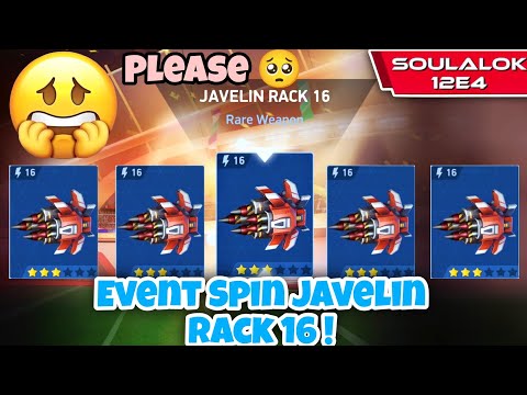 Javelin Rack 16 Event Crate Spin 😒 In Mech arena - Mech arena official