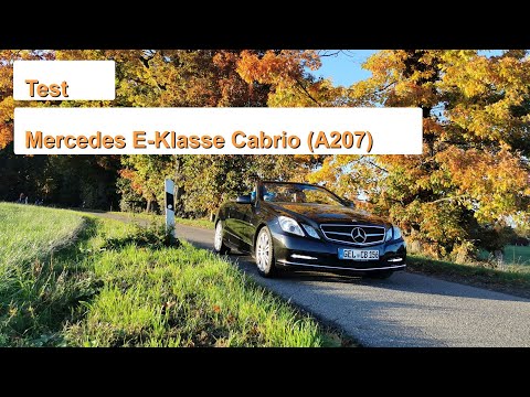 Test Mercedes E-Klasse Cabrio (A 207)