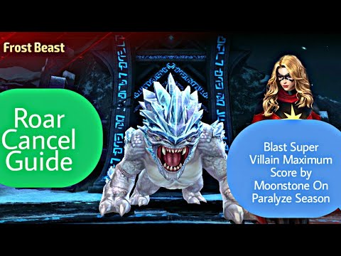 ABX Paralyze! Moonstone Gameplay Guide On Blast Super Villain - Marvel Future Fight