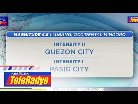 Lubang, Occidental Mindoro niyanig ng magnitude 4.8 lindol Kabayan (14 June 2023)