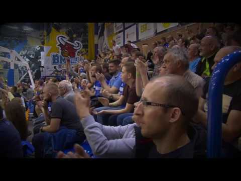 Skrót meczu BM Slam Stal - MKS Dąbrowa Górnicza mecz numer 1 w ćwierćfinale play off