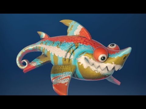 SHARKELEON vs GIANT CRAB !!! - Hungry Shark Evolution