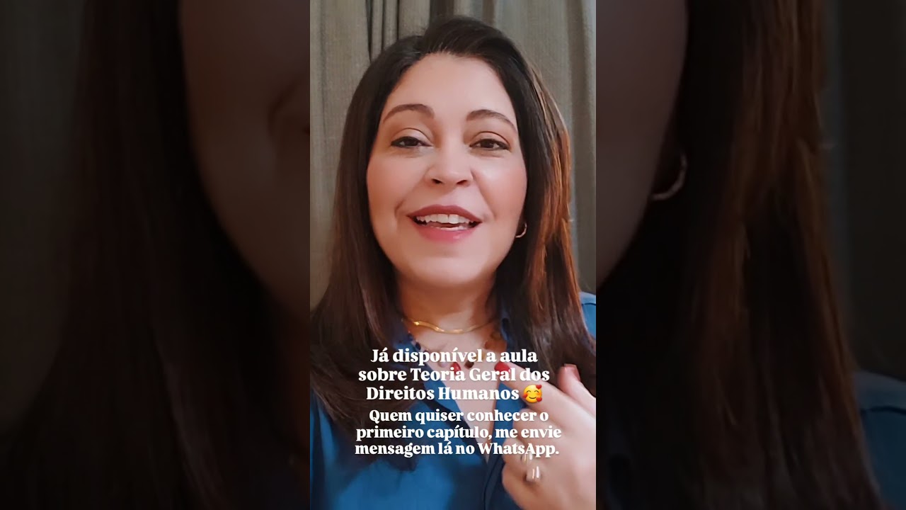📍Primeira aula já disponível do Curso de Direitos Humanos para a PCMG #concursopcmg