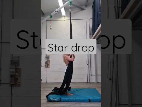 Aerial silks star drop #aerialsilkstricks #aerialsilks #aerial #shorts