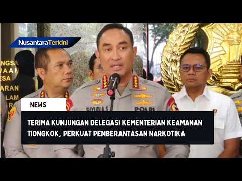 Kapolri Terima Kunjungan Delegasi Kementerian Keamanan Publik Tiongkok, Perkuat Kerja Sama Pemberantasan Narkotika