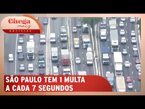 Levantamento mostra que SP é a cidade que mais aplica multas no país