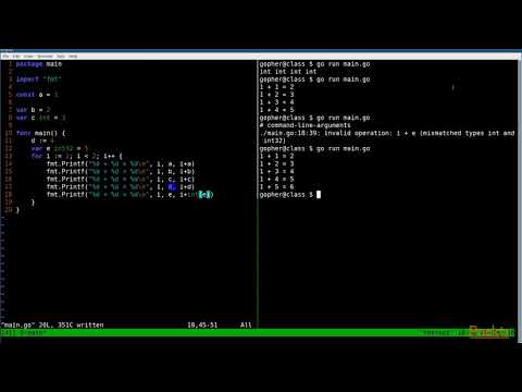 Troubleshooting Go Application Development Mixing Constants and Types | packtpub com