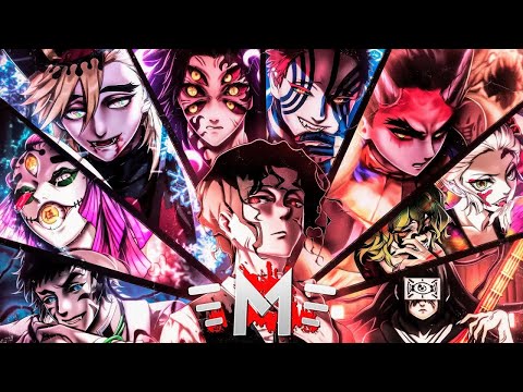 [✨ HASHIRAS REACT AO RAP DA LUAS SUPERIORES SOMBRA DA LUA✨]  (DEMON SLAYER)