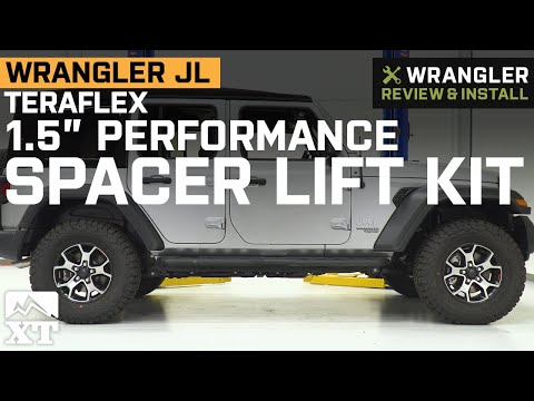 Jeep Wrangler JL 4 Door Teraflex 1.5 in. Performance Spacer Lift Kit Review & Install