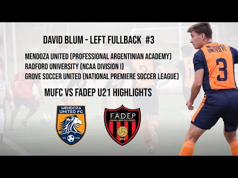 David Blum (22 y) | Left Fullback | Football Highlights vs FADEP
