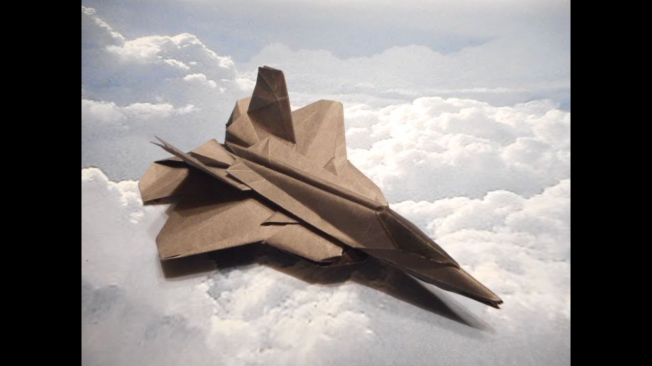 Origami F-22 Raptor Tutorial
