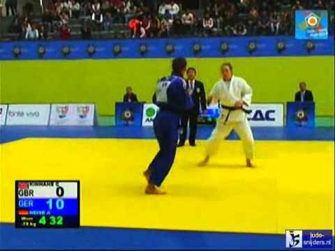 Judo 2013 European Open Women Lisbon: Kinnane (GBR) - Heise (GER) [-78kg] bronze