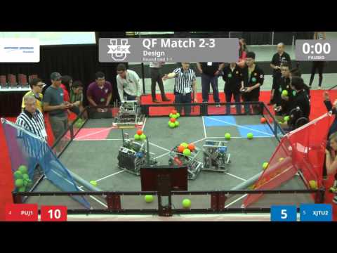 VEX Worlds 2016 - VEX U - Design - QF 2-3 (PUJ1) 191 vs 158 (XJTU2)