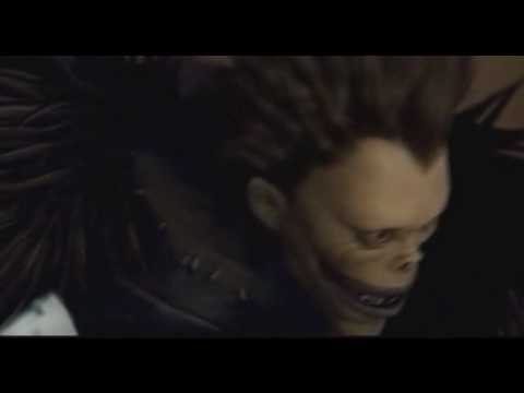 L brule les 2 death note apparition de Ryuk scene L change the world
