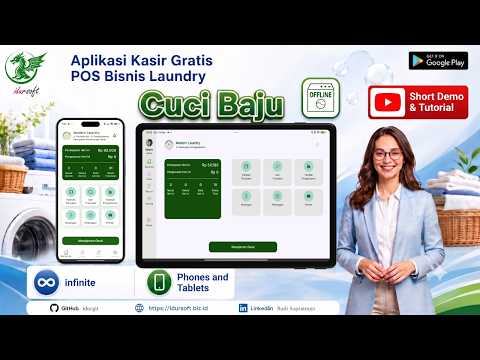 Cuci Baju - POS Laundry Gratis video thumbnail