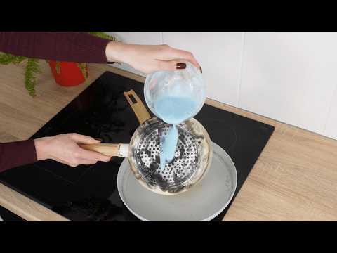 No more scrubbing! You need to know this trick for cleaning burnt pots!