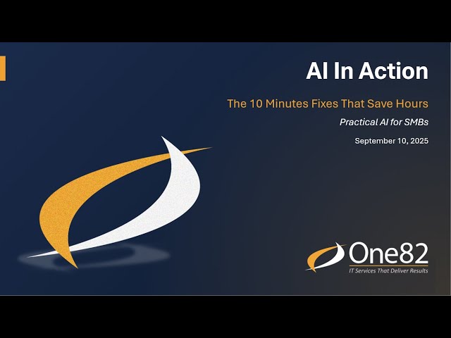 AI In Action: 10 Minute Fixes That Save Hours