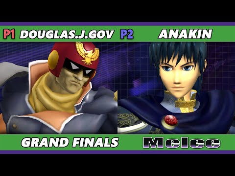 S@X 494 GRAND FINALS - Anakin (Marth) Vs. Douglas.J.Gov [L] (Captain Falcon) Smash Melee - SSBM