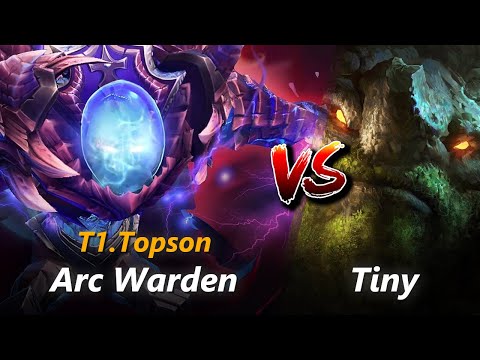 Topson mid Arc Warden vs Tiny | First 10 minutes