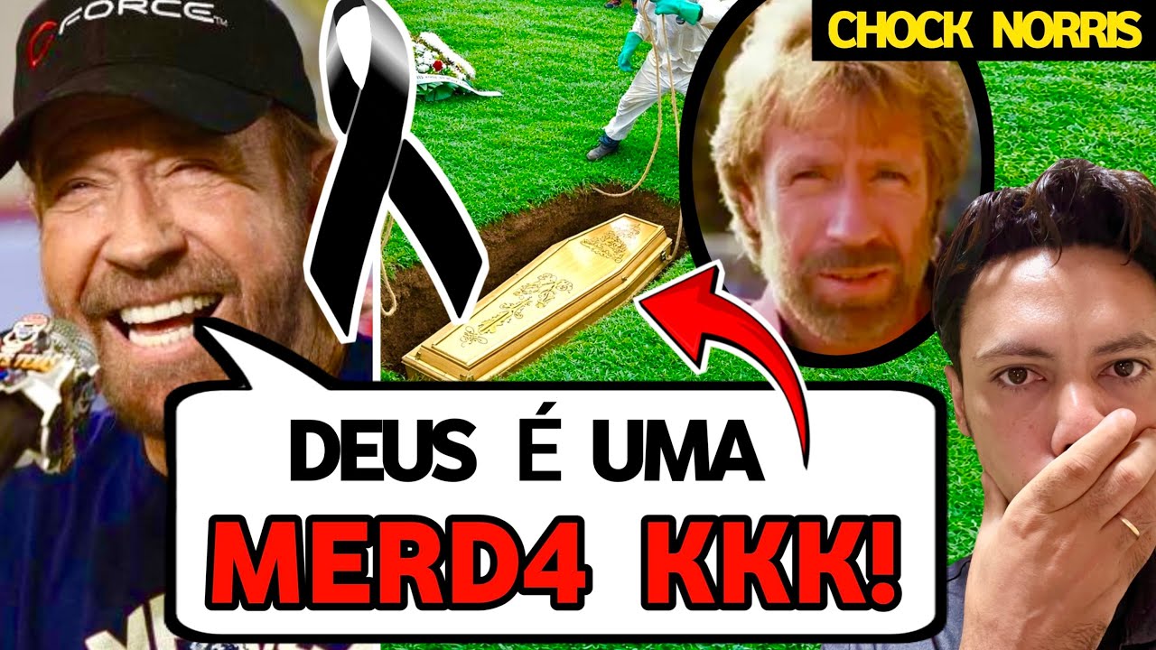 Acabou de partir… O MAIS FAMOSÃO DE HOLLYWOOD partiu após zombar de Deus? Chuck Norris morreu
