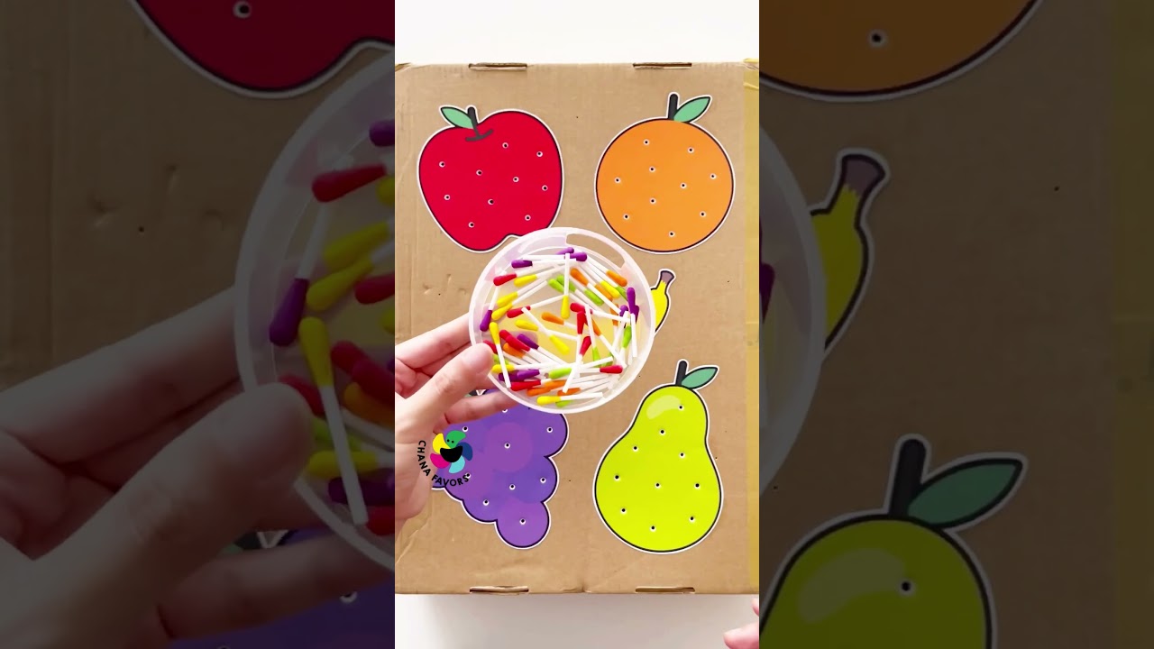 Pick and Match Fruit Fun Printable #chanafavors