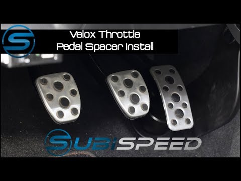 Subispeed - Velox Throttle Pedal Spacer Install