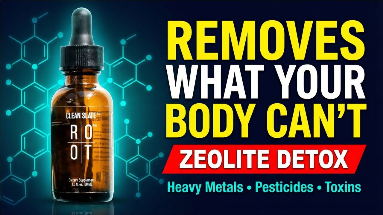 Clean Slate Detox: How Zeolite REMOVES What Your Body CAN'T (Heavy Metals, Pesticides, Glyphosate) Video