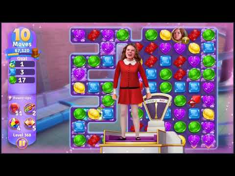 Wonka's World of Candy Level 368 - NO BOOSTERS + FULL STORY 🍫 | SKILLGAMING ✔️