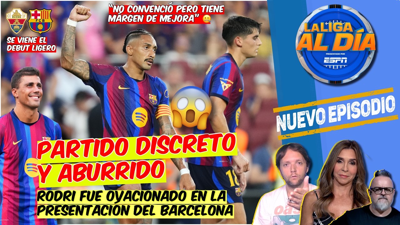 Barcelona DEMOSTRÓ en el Gamper QUE LE FALTAN PIEZAS. ¿Llegarán Julián o Lautaro? | La Liga Al Día