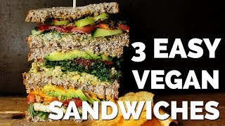 3 Easy Vegan Sandwiches for Back to School! | Two Market Girls