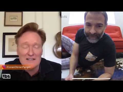 Conan Goes Crazy In Quarantine | Conan O'Brien Fangirl | Team Coco