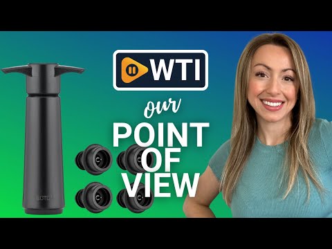WOTOR Wine Saver Pump with 4 Vacuum Stoppers - WTI product video review