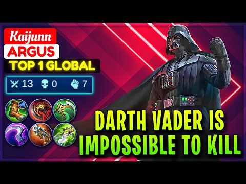 Darth Vader Is Impossible To Kill [ Top 1 Global Argus ] Kaijunn - Mobile Legends