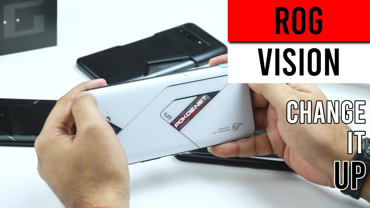 How To Customise ROG Vision On The ROG Phone 5 Pro and ROG Phone 5 Ultimate