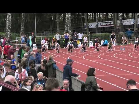 100m M bieg 2 - Poznań 20220430