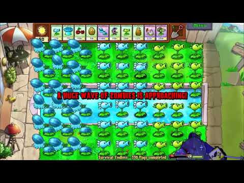 Plants vs. Zombies: Winter-melon & Snow pea & Repeater Vs All 99999 Zombies coming out in 331 flags.