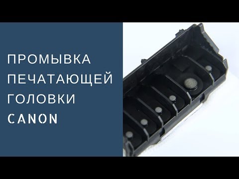Промывка печатающей головки Canon. Метод прокапывание.